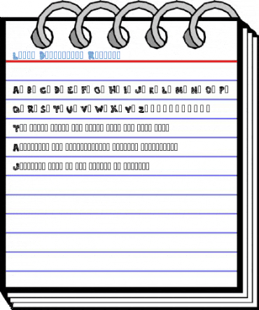 Lleno Destrozado Regular Font