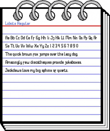 Lobots Regular Font