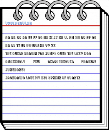 Loce Regular Font