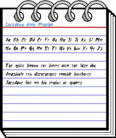 Lockdown demo Regular Font