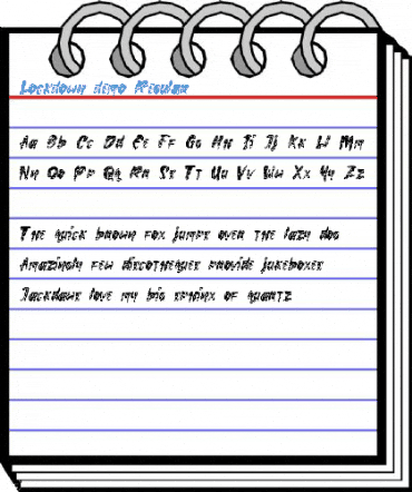 Lockdown demo Regular Font
