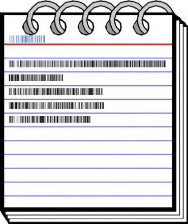 Code 128 Regular Font