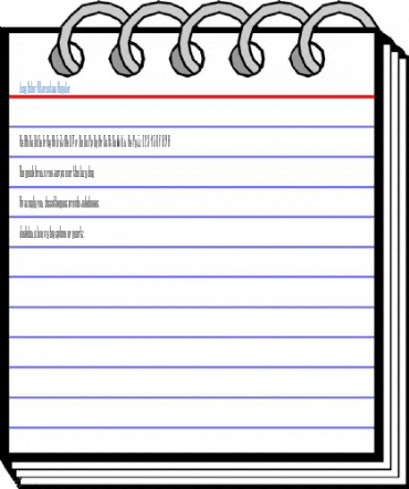 Long Rider Alternative Regular Font