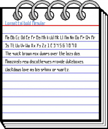Longatta_bold Regular Font