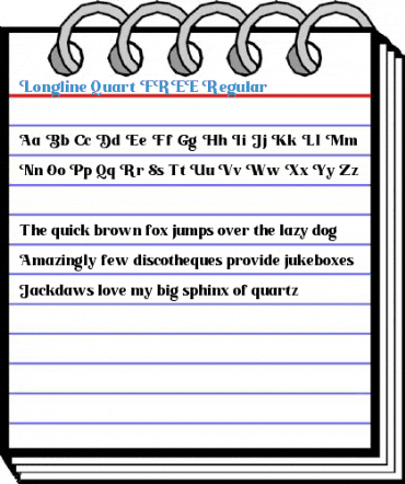 Longline Quart FREE Regular Font
