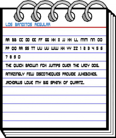 Los Banditos Regular Font