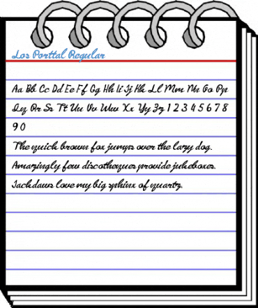 Los Porttal Regular Font