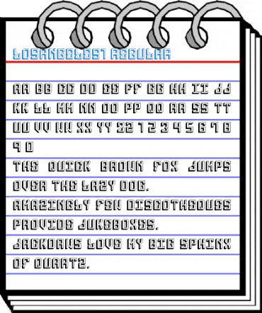 LOSANGELES1 Regular Font