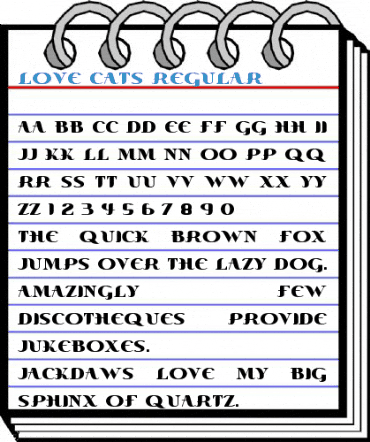 Love Cats Regular Font