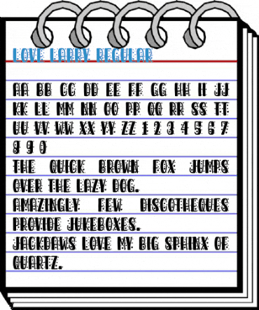 love larry Regular Font