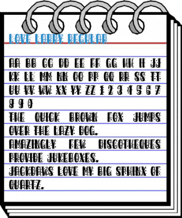 love larry Regular Font
