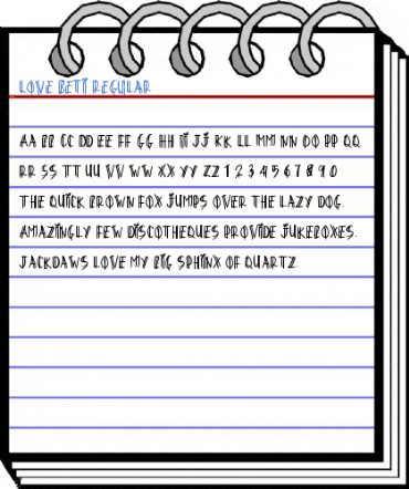 Love Beti Regular Font