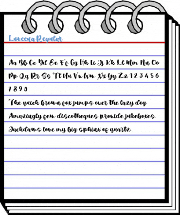Loveena Regular Font