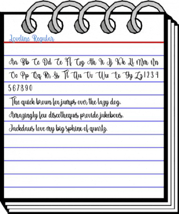 Loveline Regular Font
