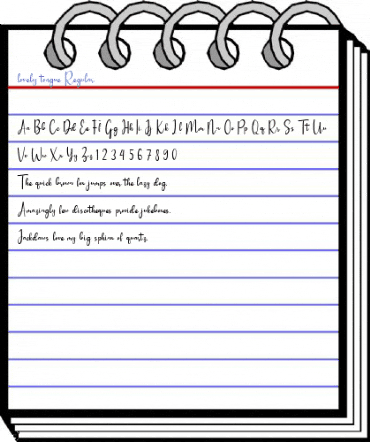 lovely tongue Regular Font