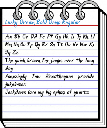 Lucky Dream Bold Demo Regular Font
