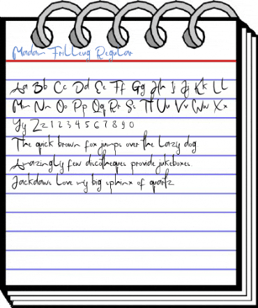 Madam Frilleug Regular Font