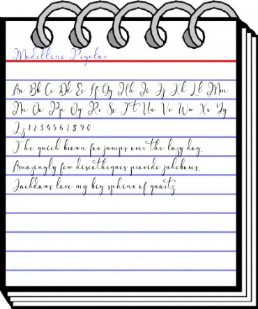 Madelline Regular Font