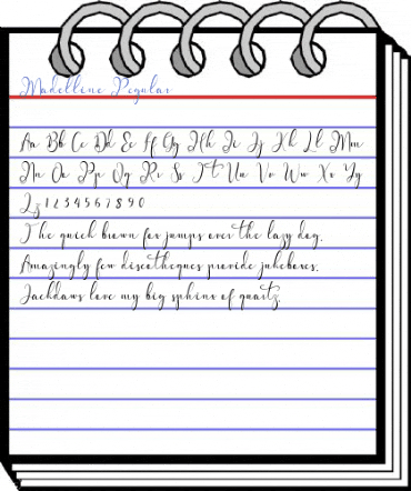 Madelline Regular Font