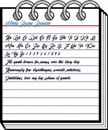Mady Risaw Regular Font