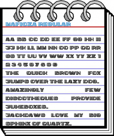 Mafioza Regular Font