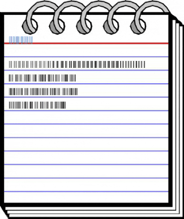 Code128 Regular Font