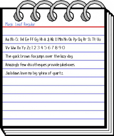 Magic Leaf Regular Font