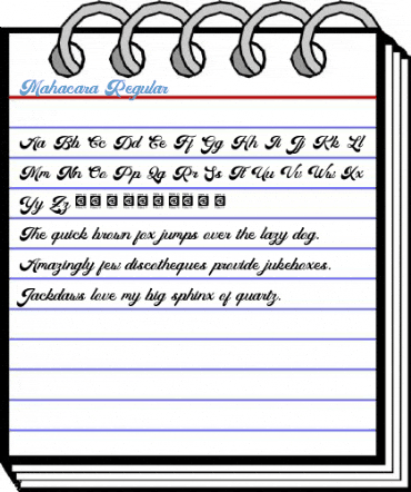 Mahacara Regular Font