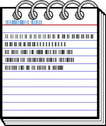 Code128VeryWide Regular Font