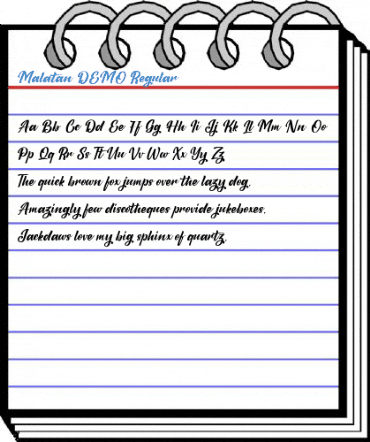 Malatan DEMO Regular Font