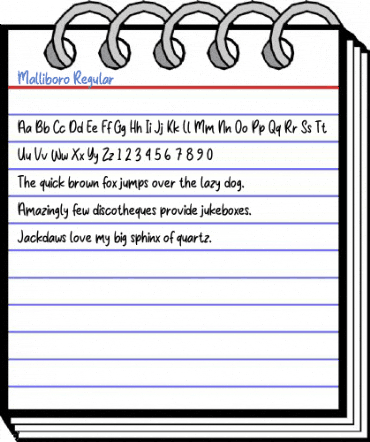 Malliboro Regular Font