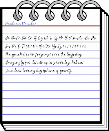 Malona Regular Font