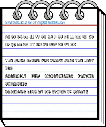 Mangalica Rustique Regular Font