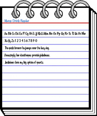 Mango Drink Regular Font