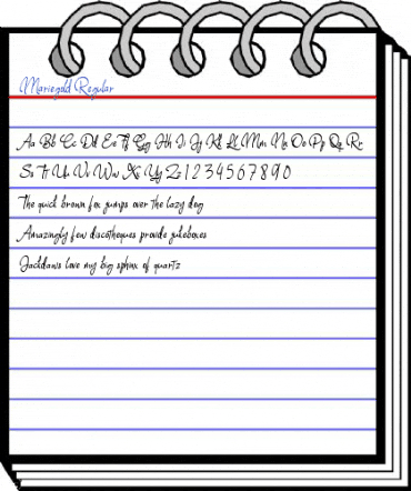 Mariegold Regular Font
