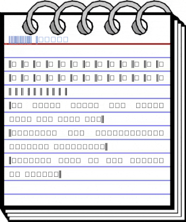 CODE3OF9X1 Normal Font