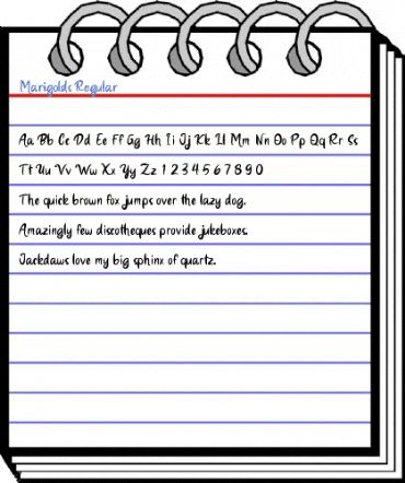 Marigolds Regular Font
