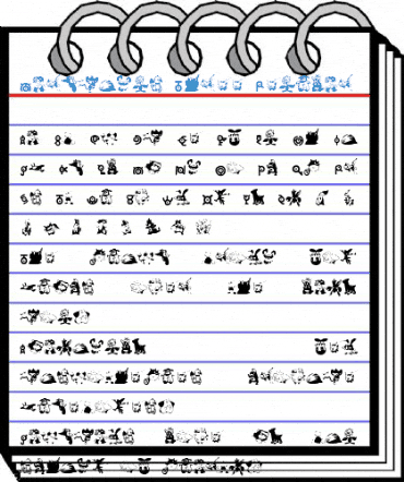 Markdings Three Regular Font