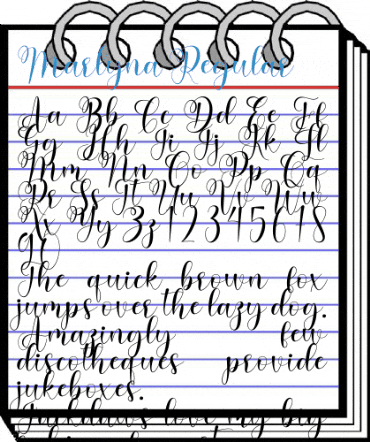 Marlyna Regular Font