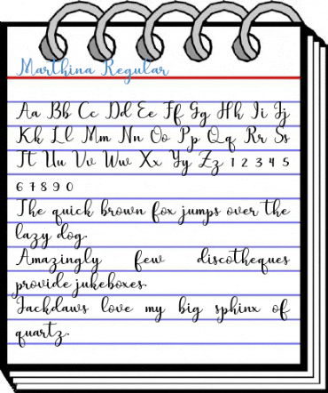 Marthina Regular Font