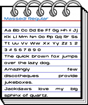 Massedi Regular Font