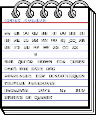 codex Regular Font