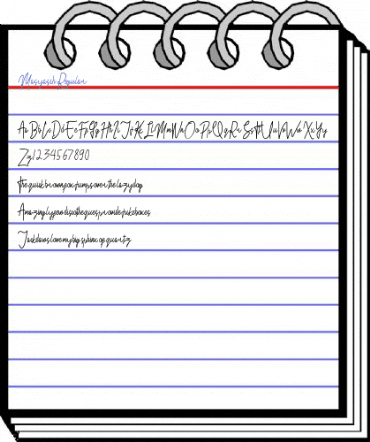 Masyasih Regular Font