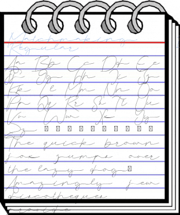 Matchmaking Demo Regular Font