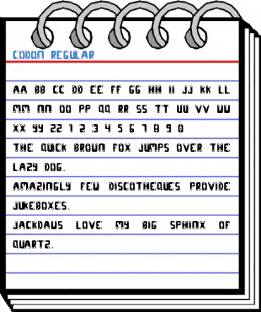 CODON Regular Font