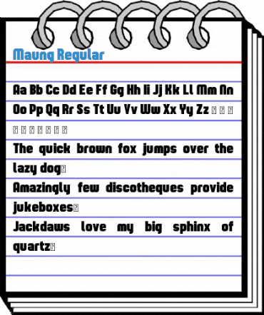 Maung Regular Font