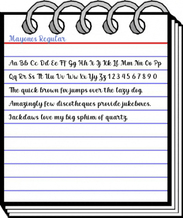 Mayones Regular Font