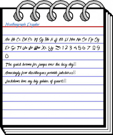 Meathagraph Regular Font