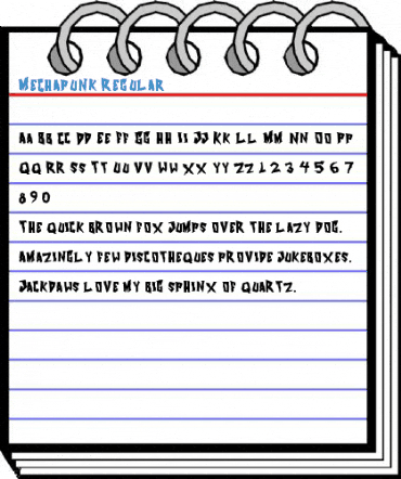 Mechapunk Regular Font