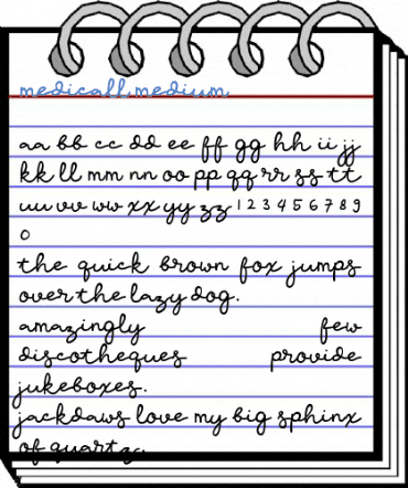 medicall Medium Font